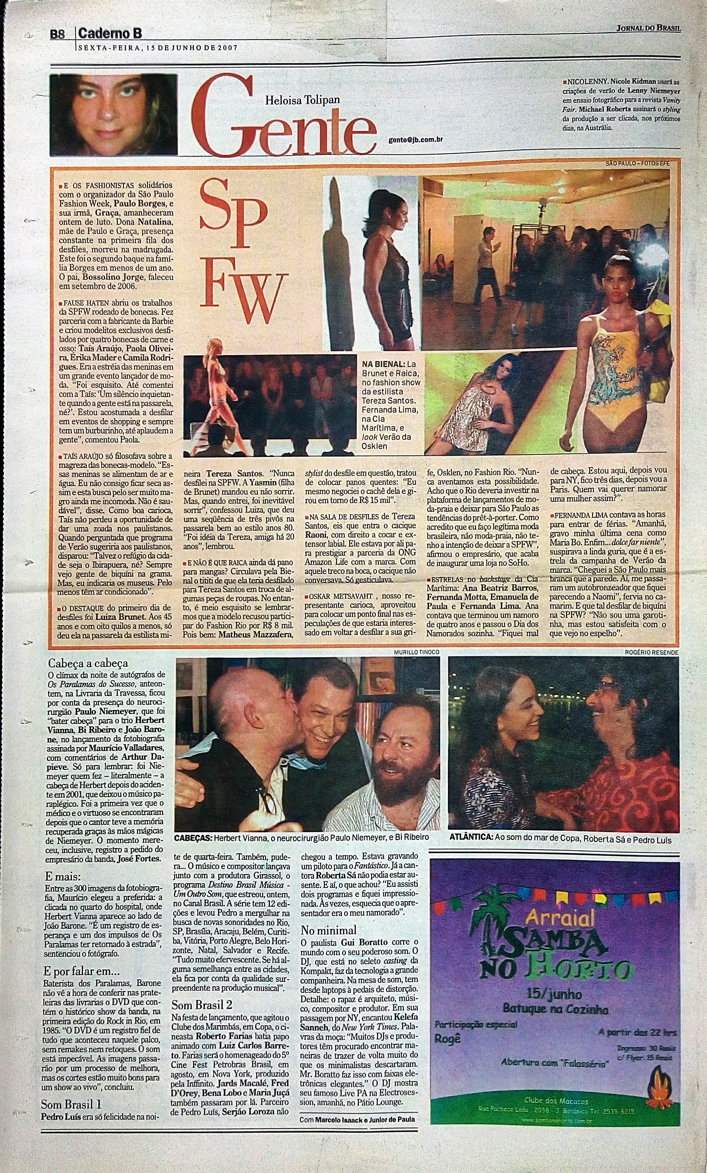 Sexta Feira, 15 de Junho de 2007