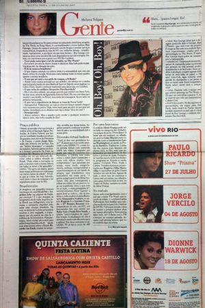 Quinta Feira, 12 de Julho de 2007