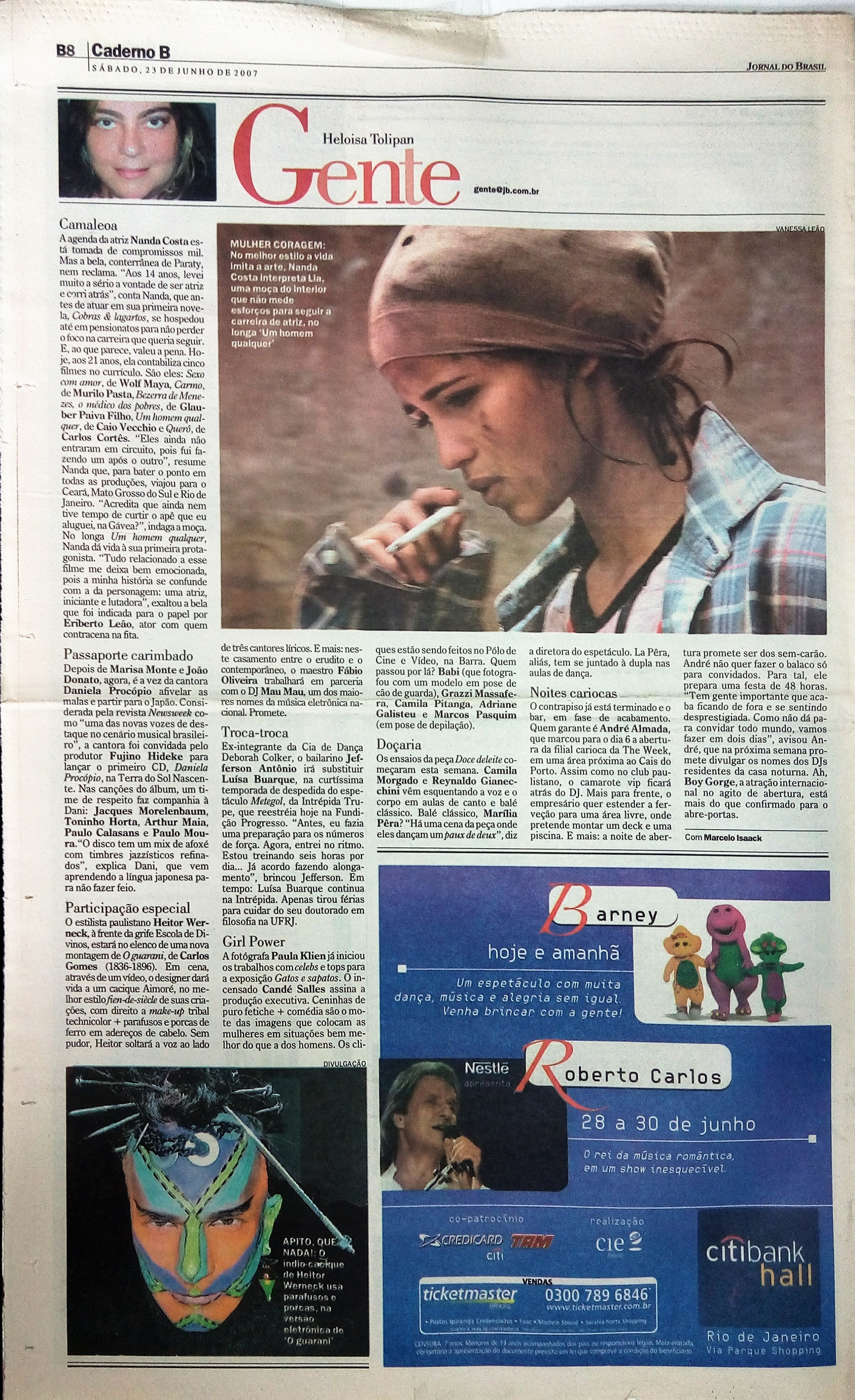 Sábado, 23 de Junho de 2007