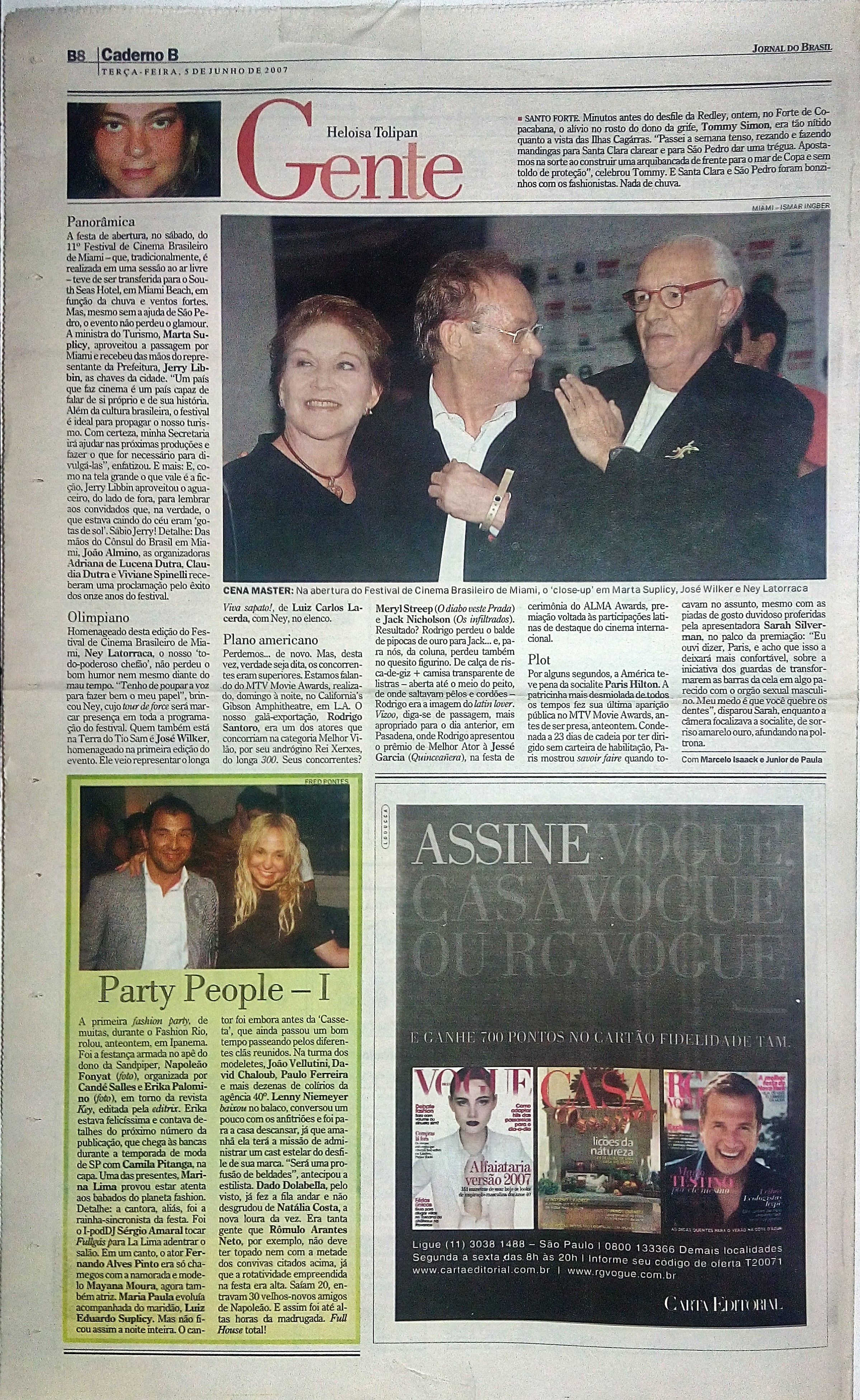 Terça Feira, 7 de Junho de 2007