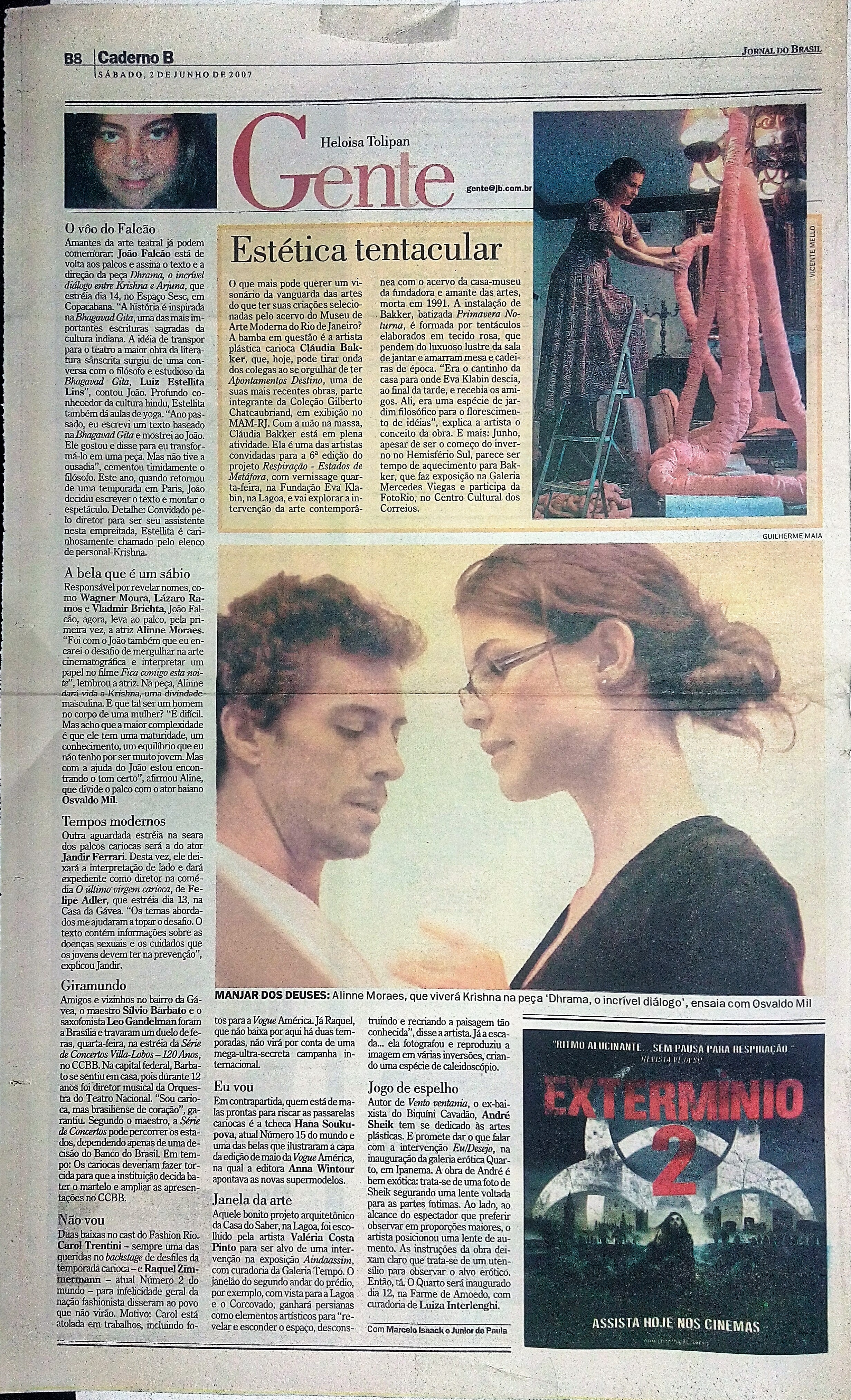 Sábado, 2 de Junho de 2007