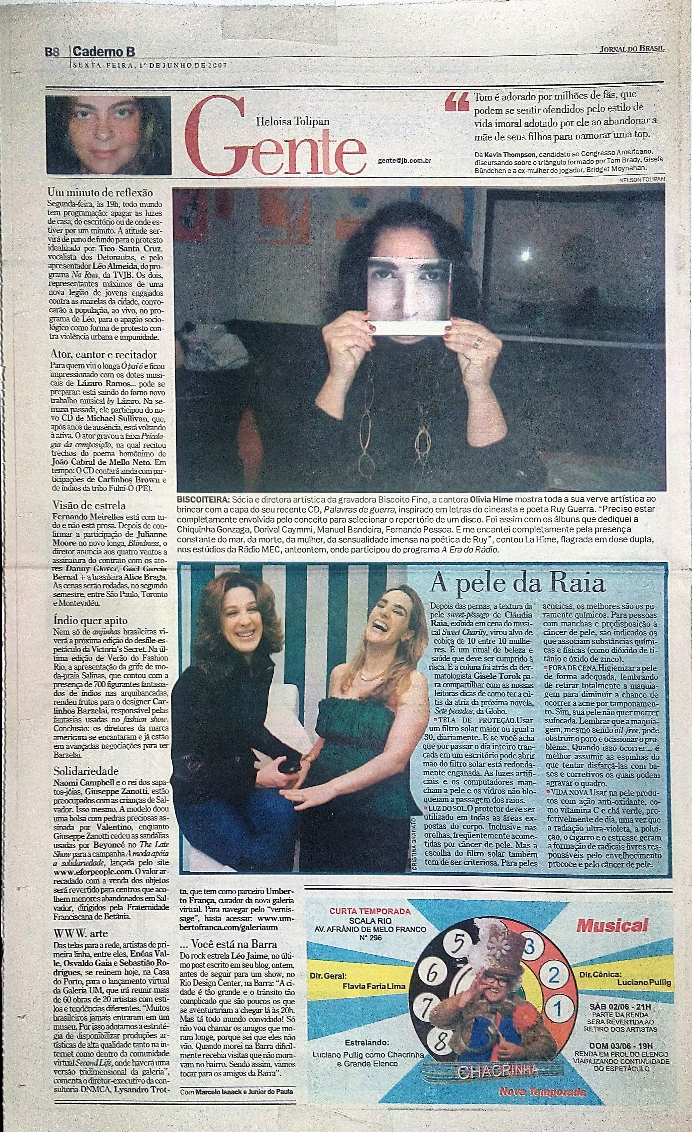 Sexta Feira, 1 de Junho de 2007
