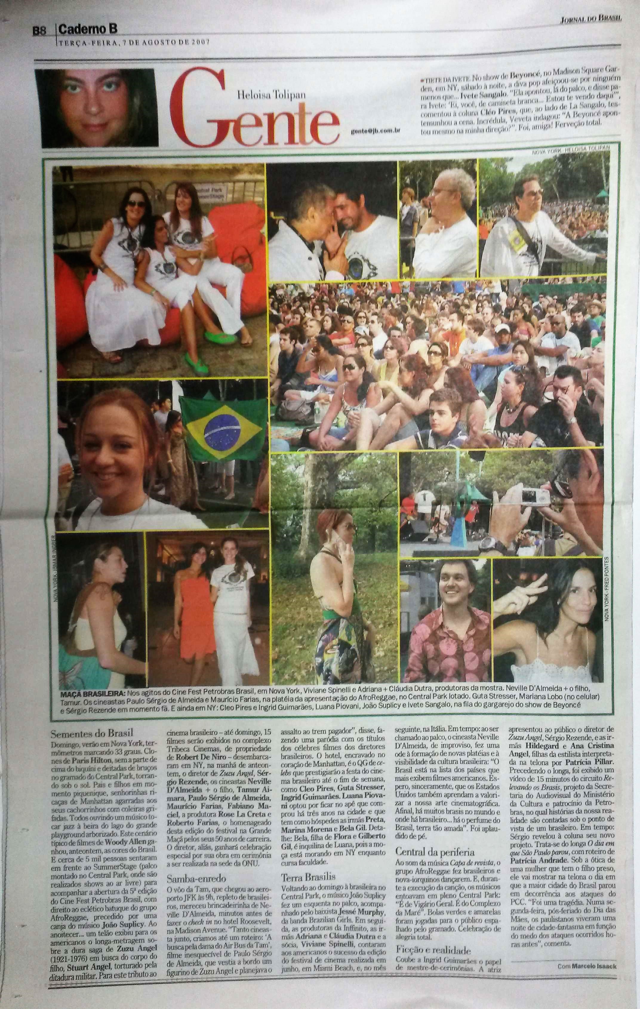 Terça Feira, 7 de Agosto de 2007