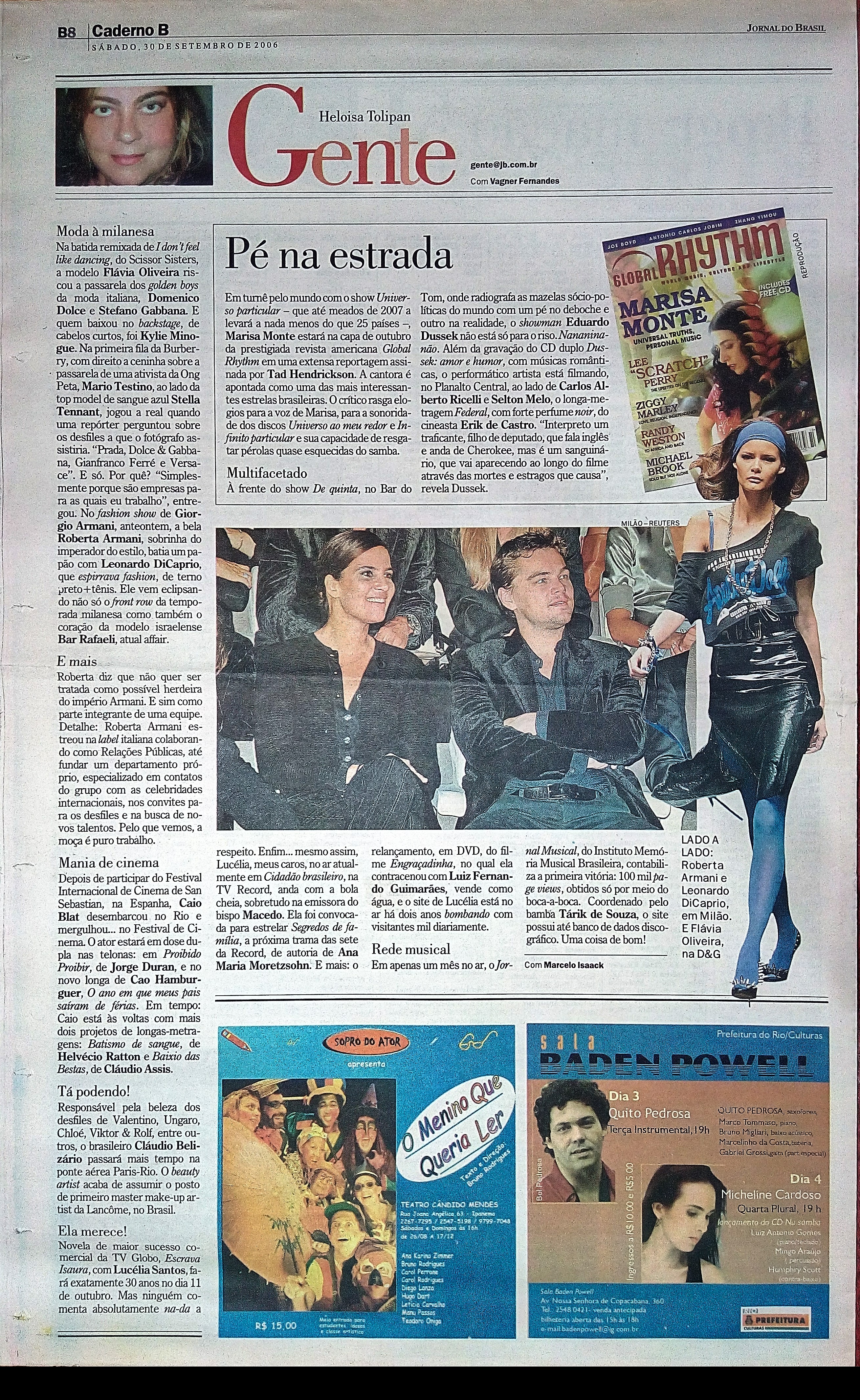 Sábado, 30 de Setembro de 2006