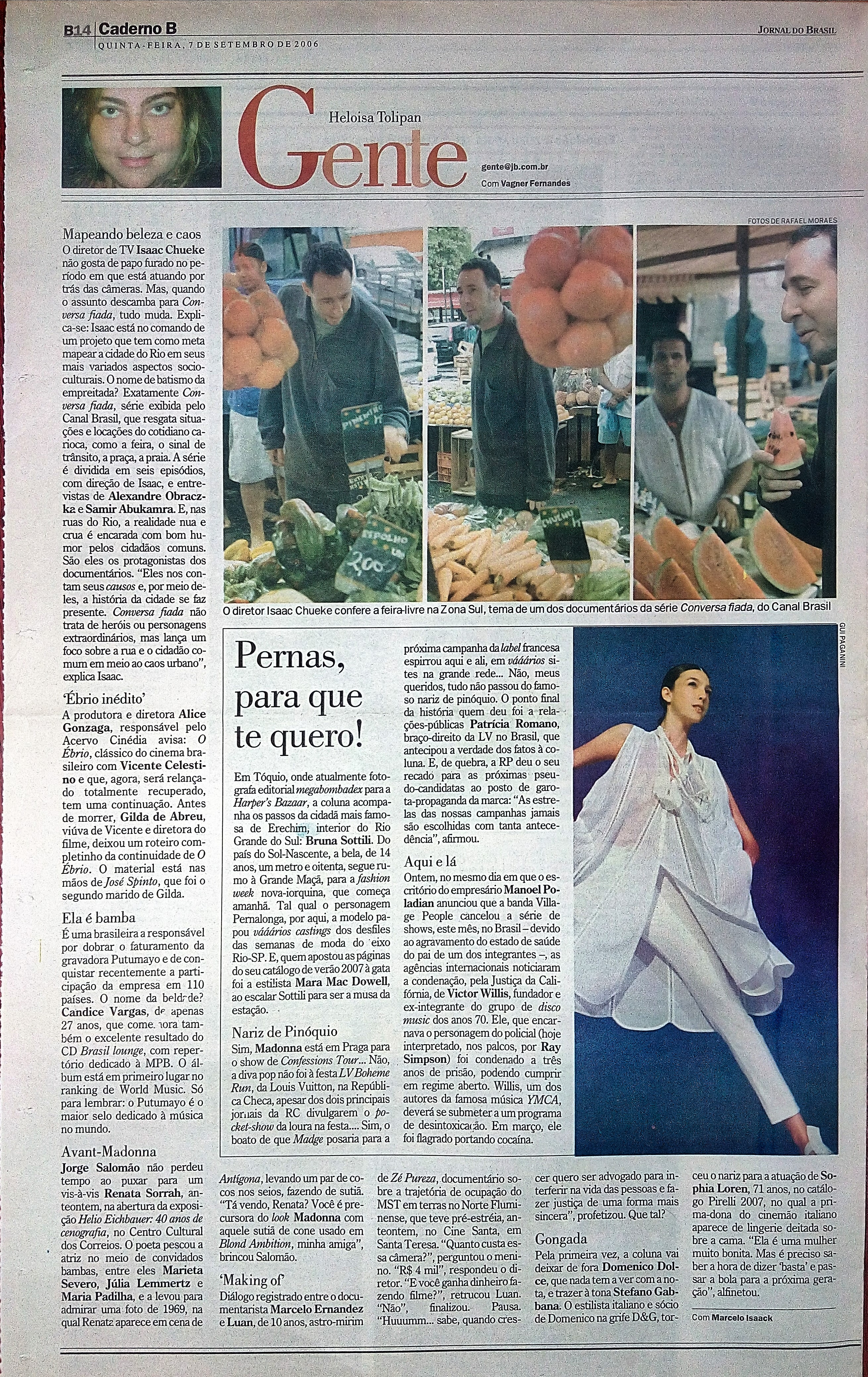 Quinta Feira, 7 de Setembro de 2006