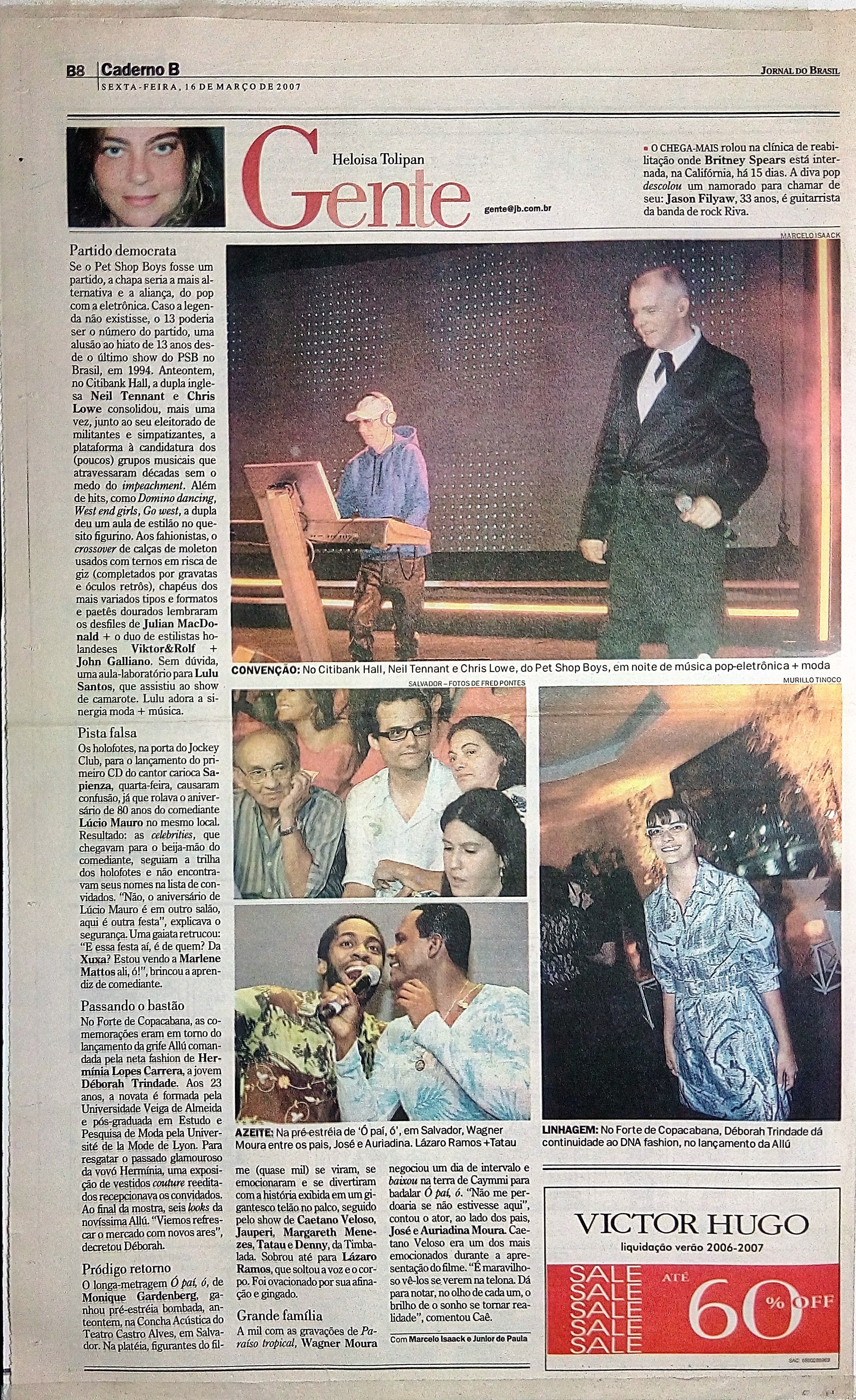 Sexta Feira, 16 de Março de 2007