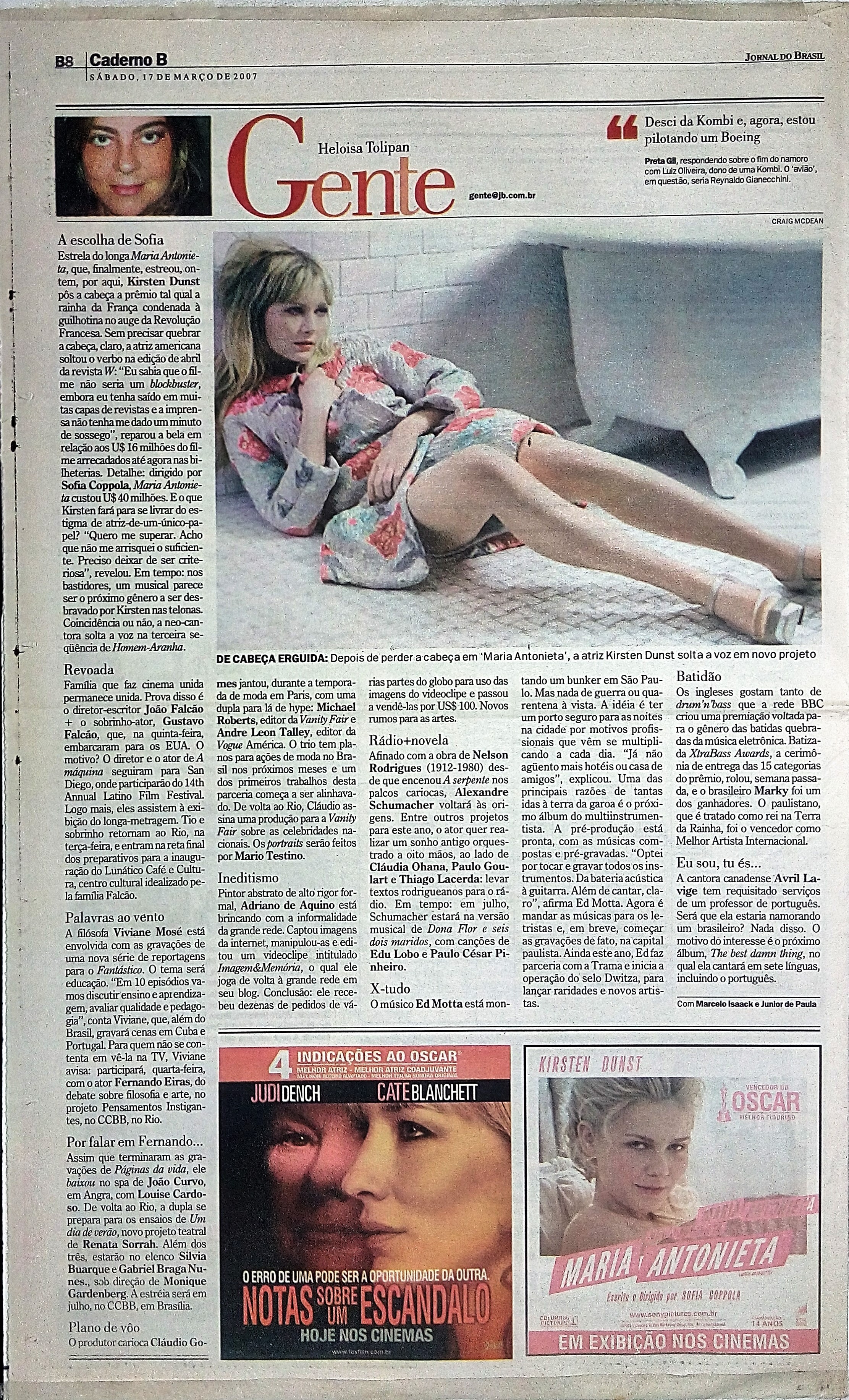 Sábado, 17 de Março de 2007