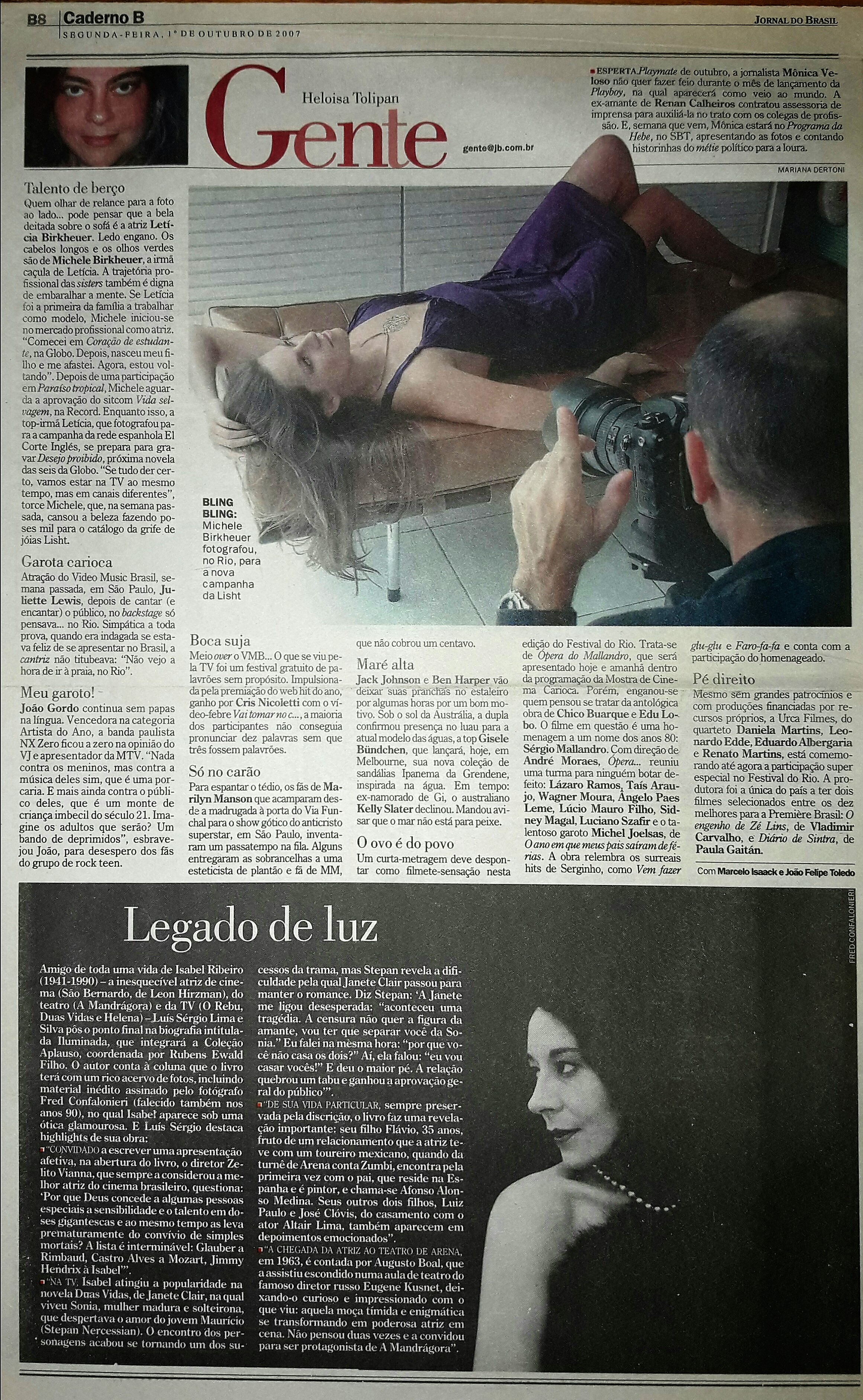 Segunda Feira, 1 de Outubro de 2007