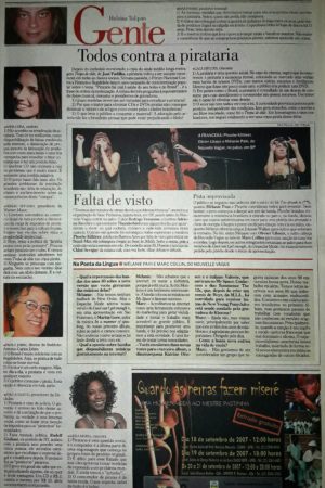 Domingo, 16 de Setembro de 2007