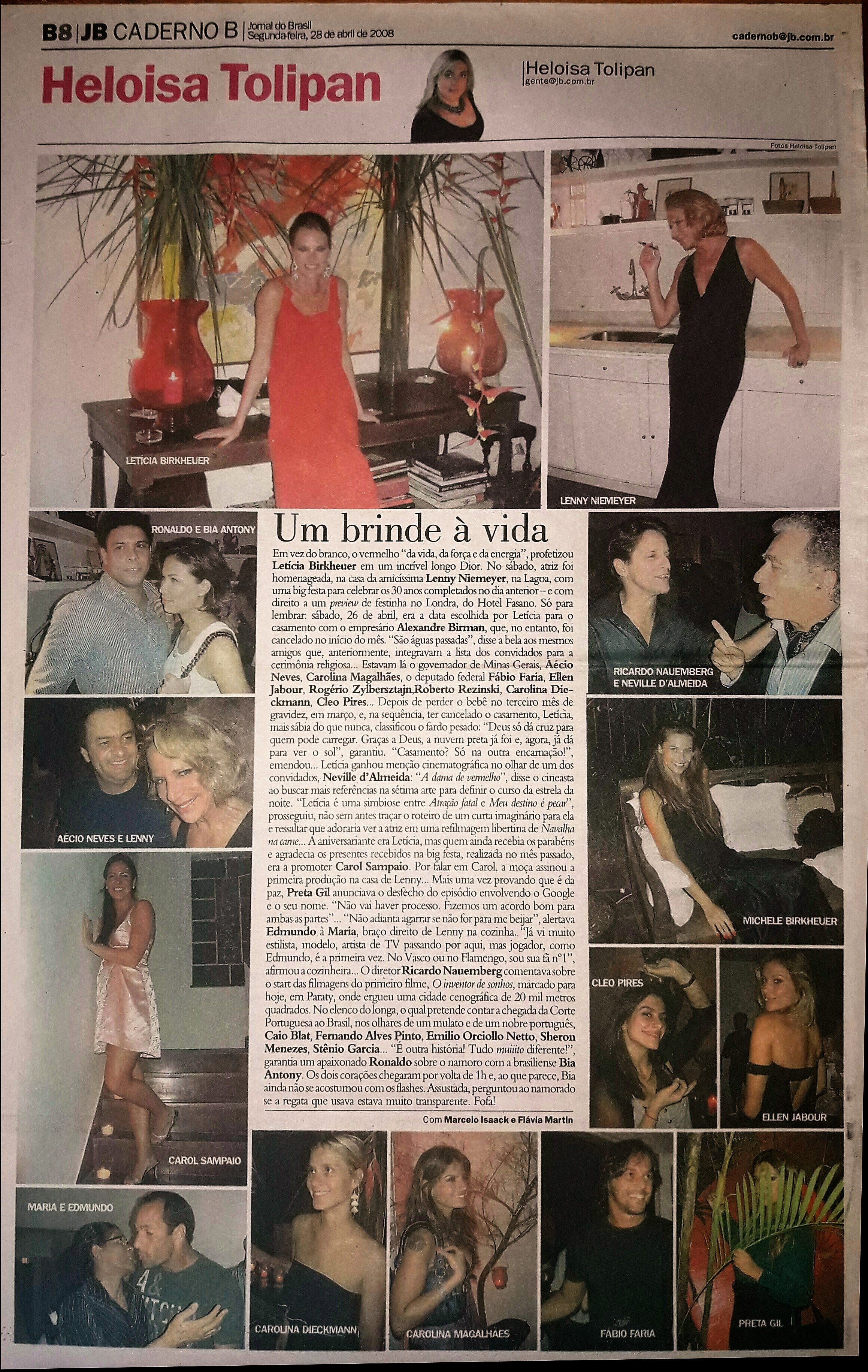 Segunda Feira, 28 de Abril de 2008