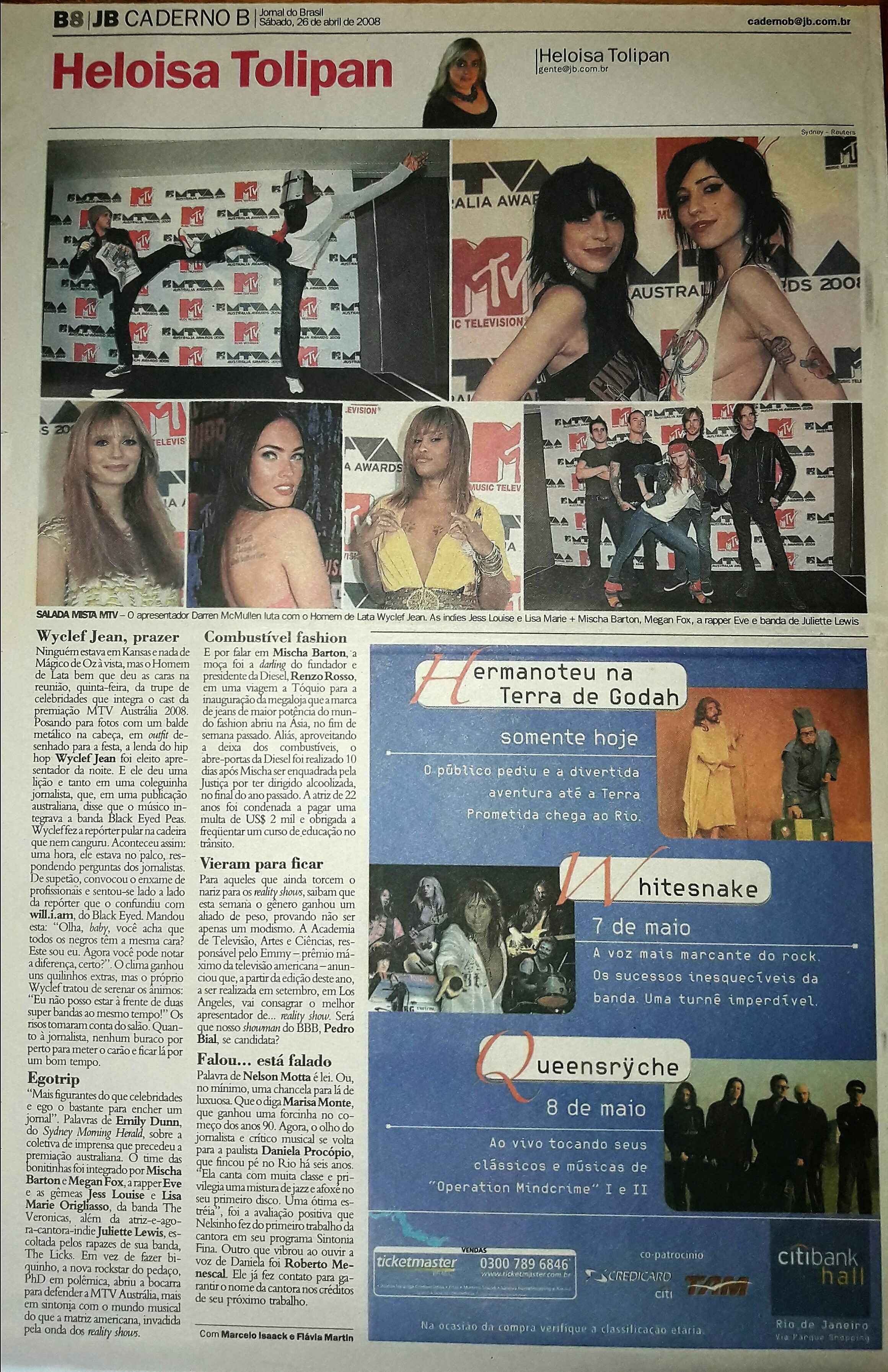 Sábado, 26 de Abril de 2008