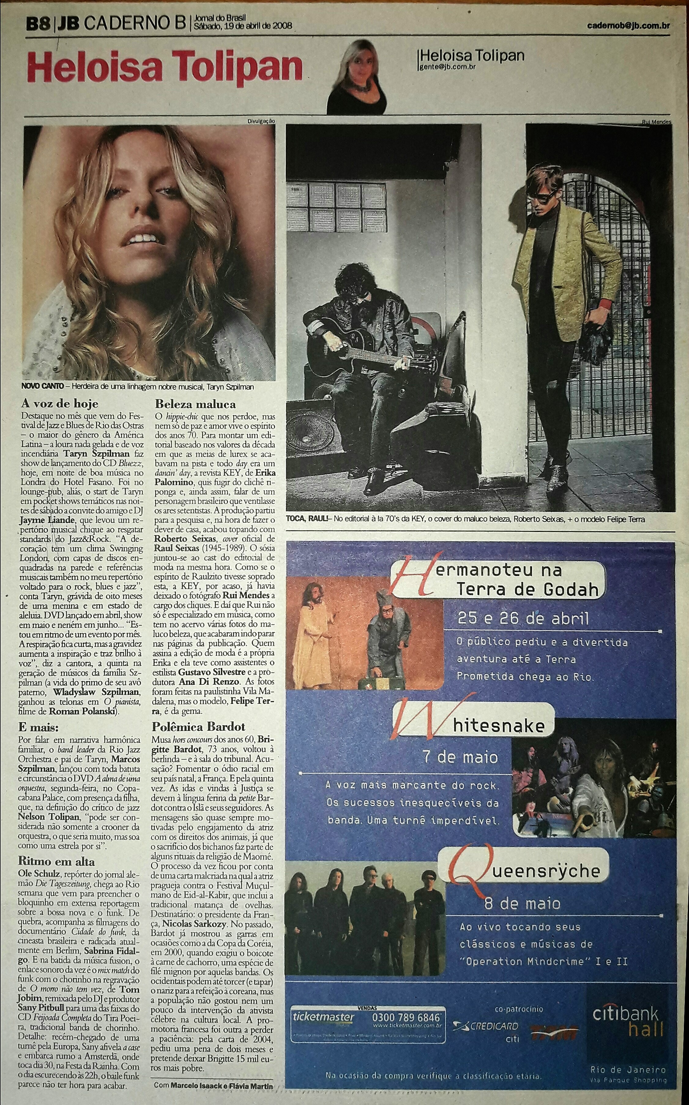 Sábado, 19 de Abril de 2008