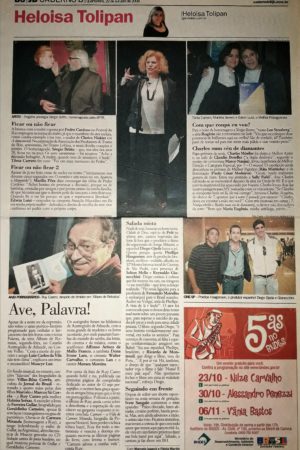 Quarta Feira, 22 de Outubro de 2008