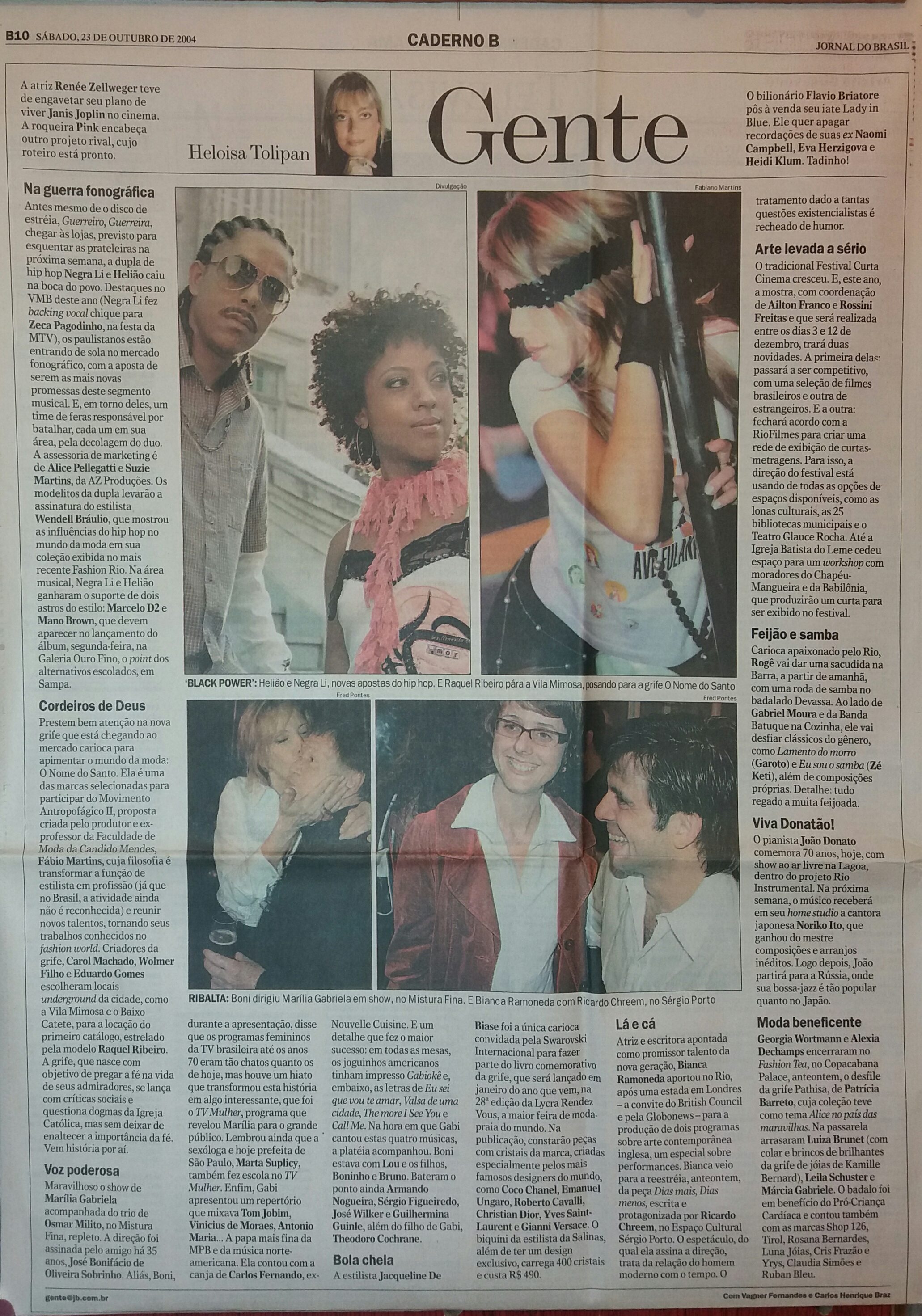Sábado, 23 de Outubro de 2004