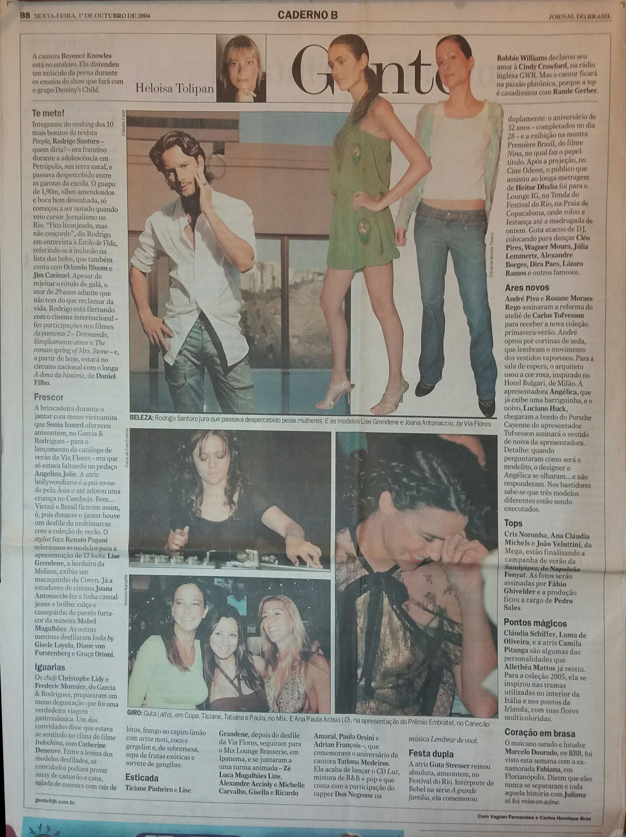 Sexta feira, 1 de Outubro de 2004