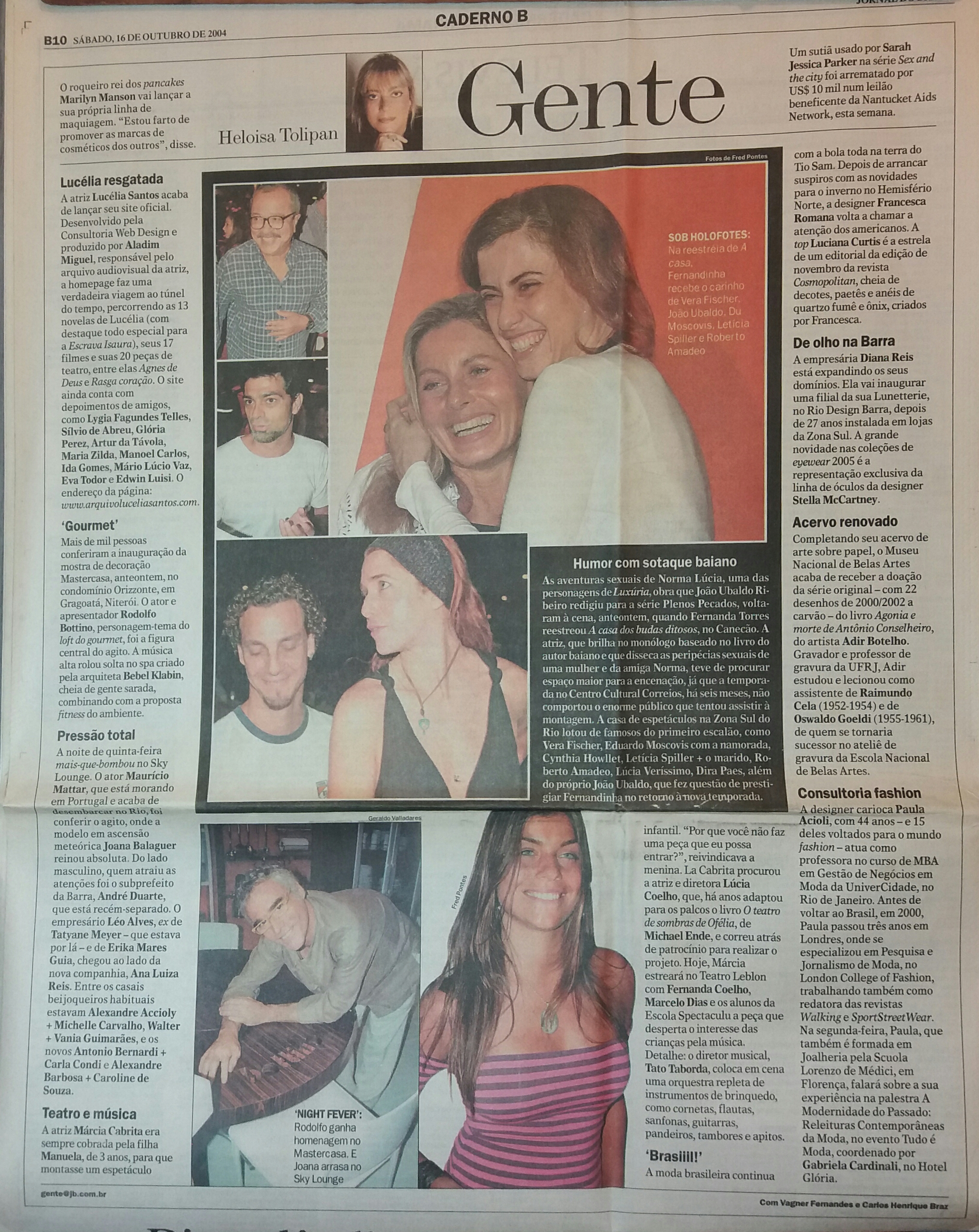 Sábado, 16 de Outubro de 2004