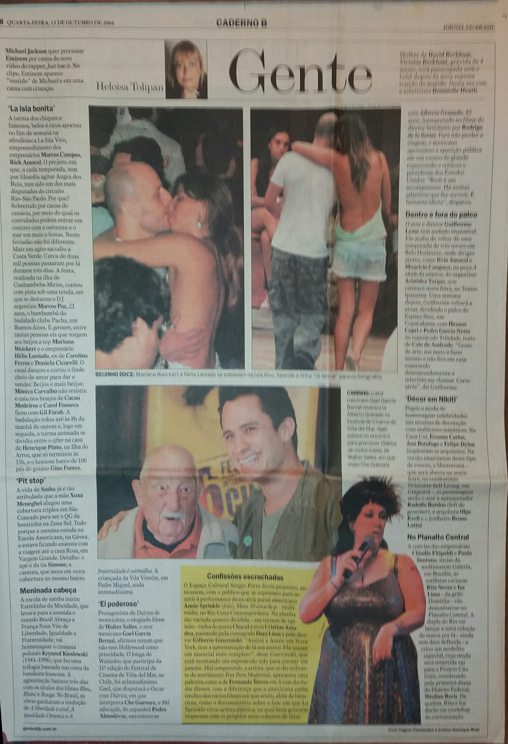 Quarta feira, 13 de Outubro de 2004